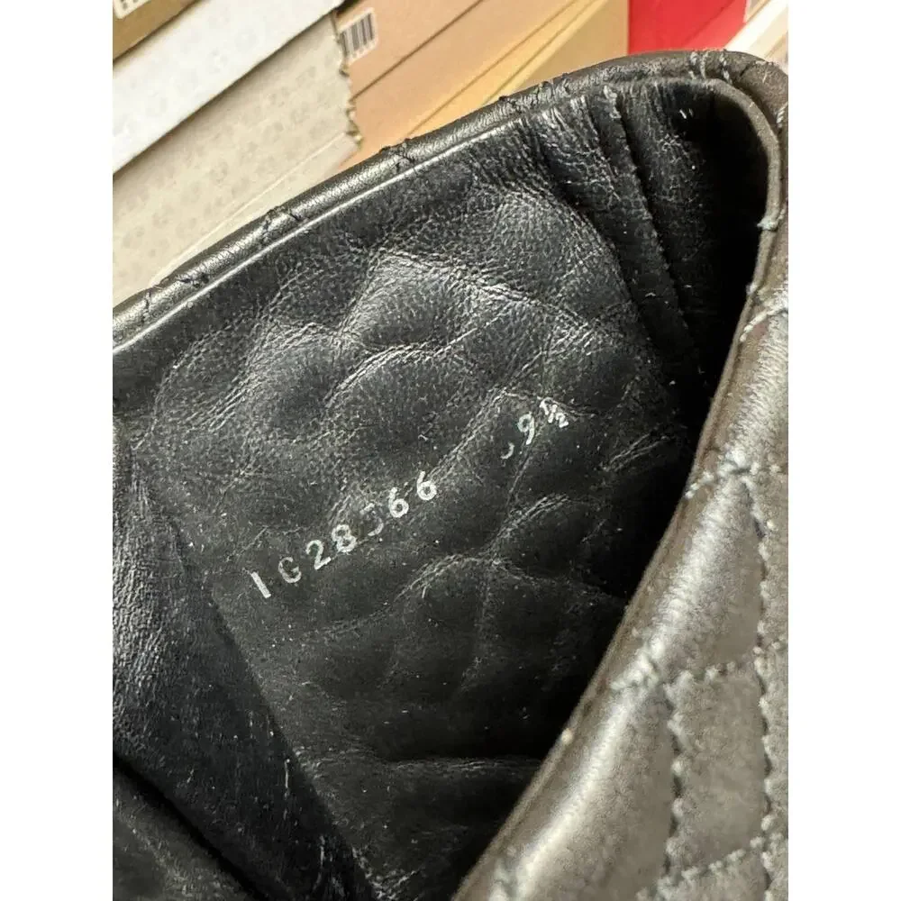 Chanel Black Quilted Leather Over-The-Knee Boots Sz.39,5